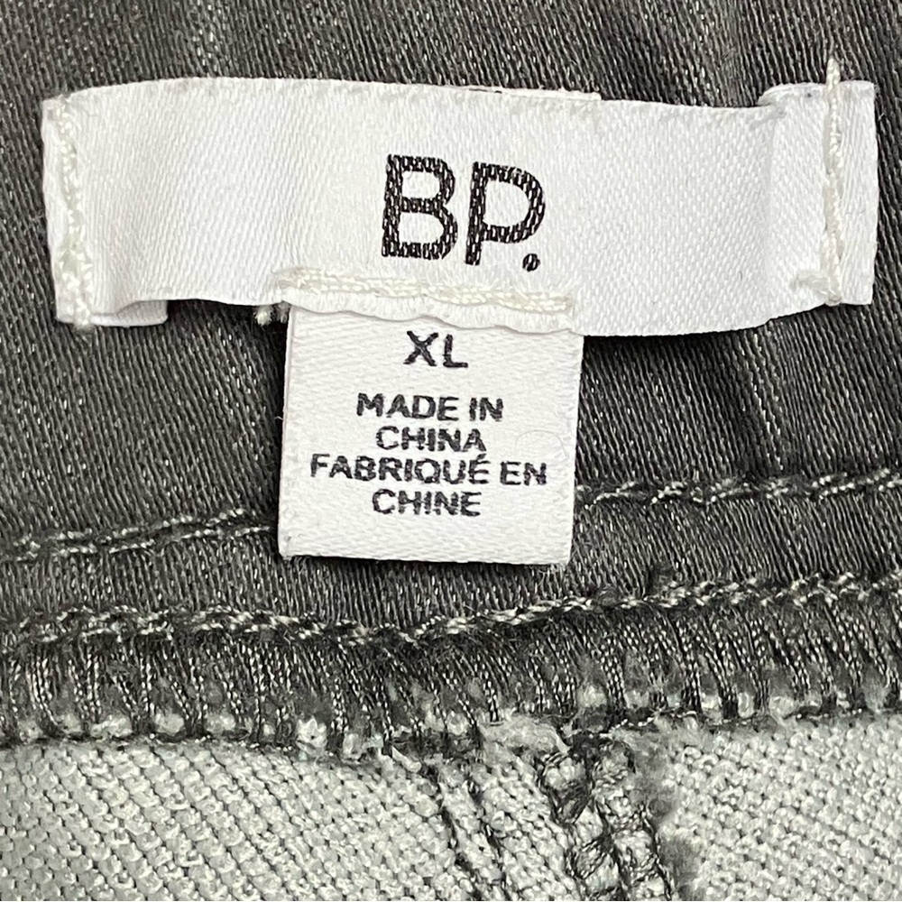 BP Mens Cotton Blend Joggers SZ XL Gray Elastic Waist Drawstring Stretch Pockets - Picture 7 of 9